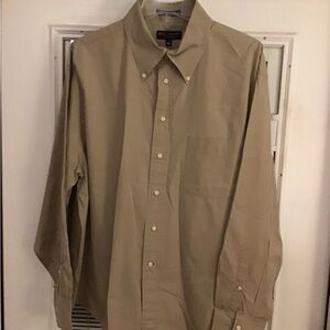 Daniel Cremieux Collection Button-down Tan Dress Shirt